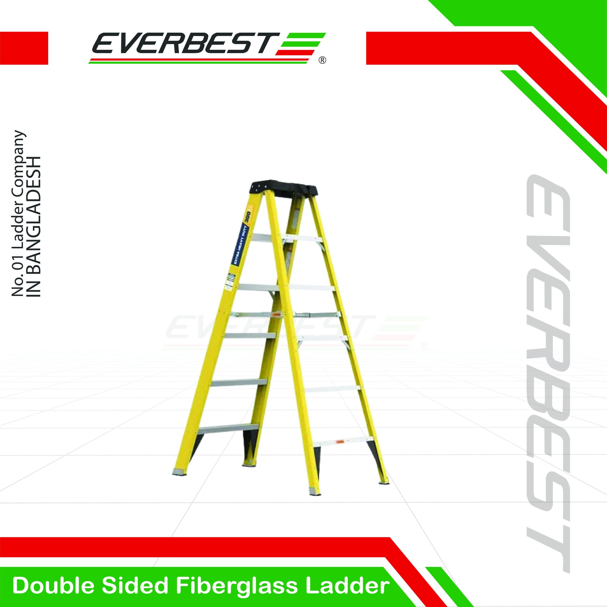 Double-Sided-Fiberglass-Ladder-0 Everbest Ladder