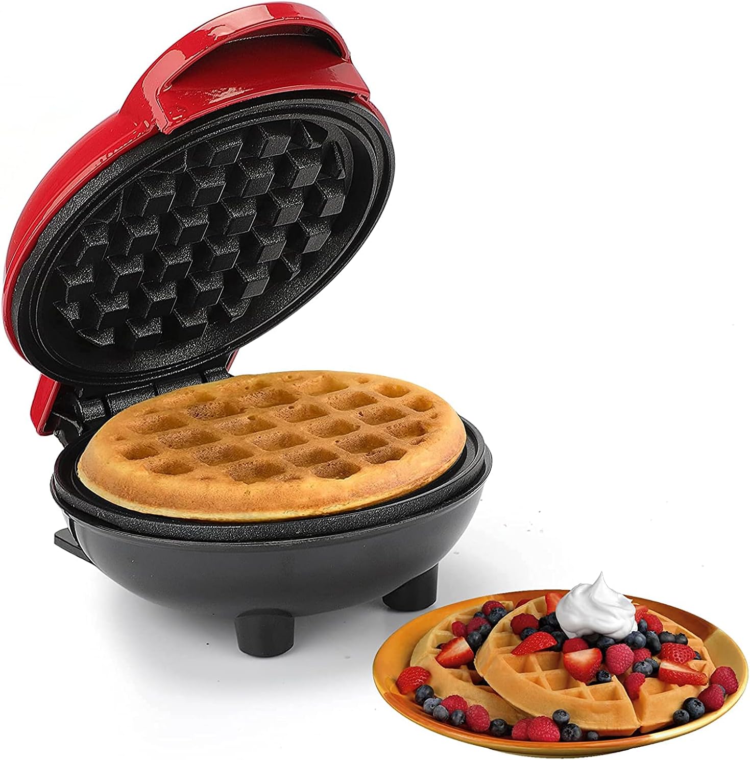 2025_04_29_22_08_IMG_4909 4 Inch Mini Waffle Maker - Image 1