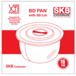 BD Pan 18cm 2.4L with SS Lid – Best Non-Stick Cooking Pan in Bangladesh - (BDPS-18) - Image 3
