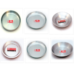 SKB Food Grade Stainless Steel Plate 26 cm - Silver - P-26