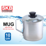 SKB Food Grade Stainless Steel Mug (With Cover) - 10 cm - M-10L