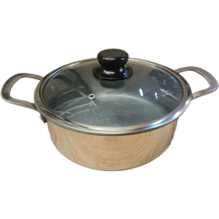 SKB Non Stick Casserole with Glass Lid 22cm