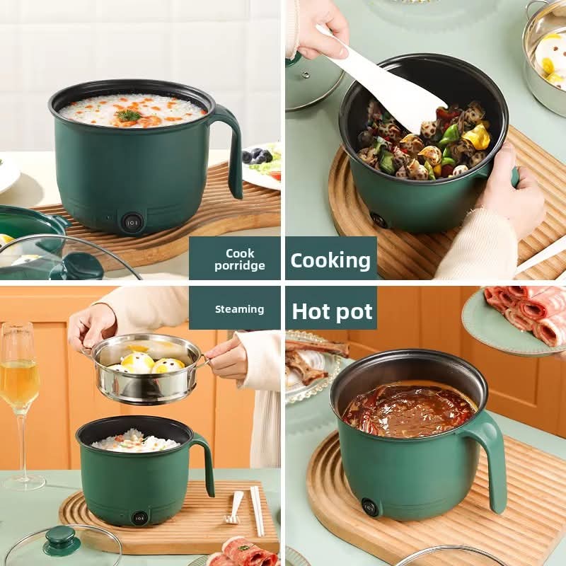 WhatsApp Image 2026-07-12 at 2.13.16 PM Mini Multi-Function Electric Rice Cooker Non-Stick Coated Home Kitchen Appliance - Image 1