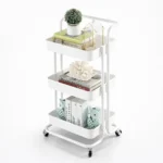 3 Layer Portable Kitchen Trolley Rack - Image 2