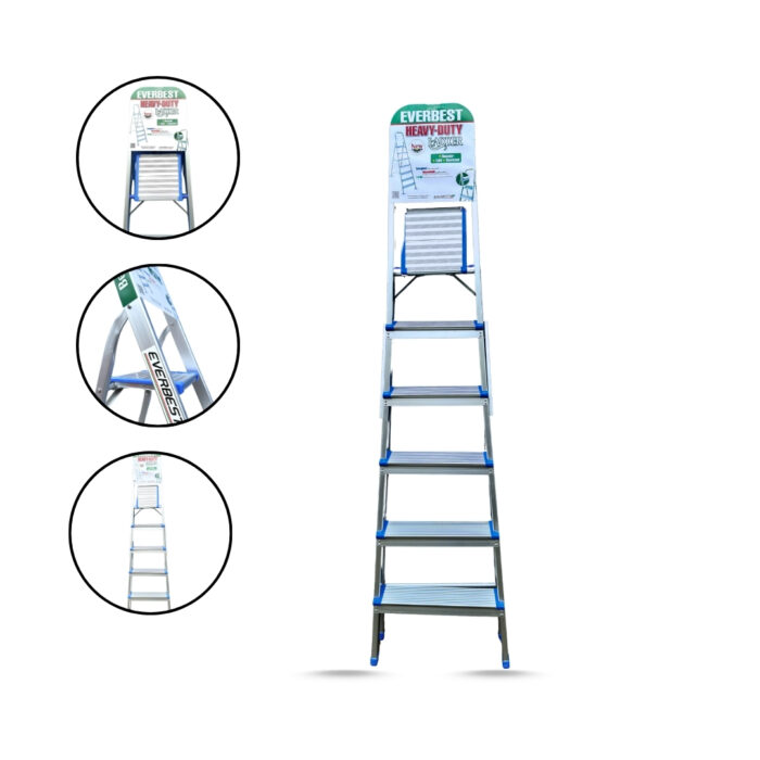 Everbest Heavy Duty Aluminium Ladder (HC Series) – Best Aluminium Ladder Price in Bangladesh - Image 3