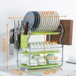 3 Layer Dish Rack –Smart & Spacious Kitchen Organizer - Image 3