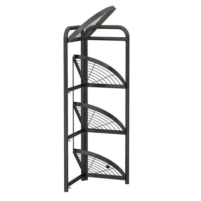 4 layer foldable corner shelves - Image 3