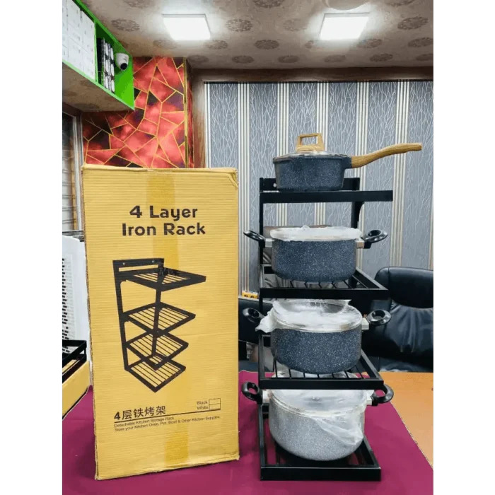 4 Layer Iron Oven Rack - Image 2