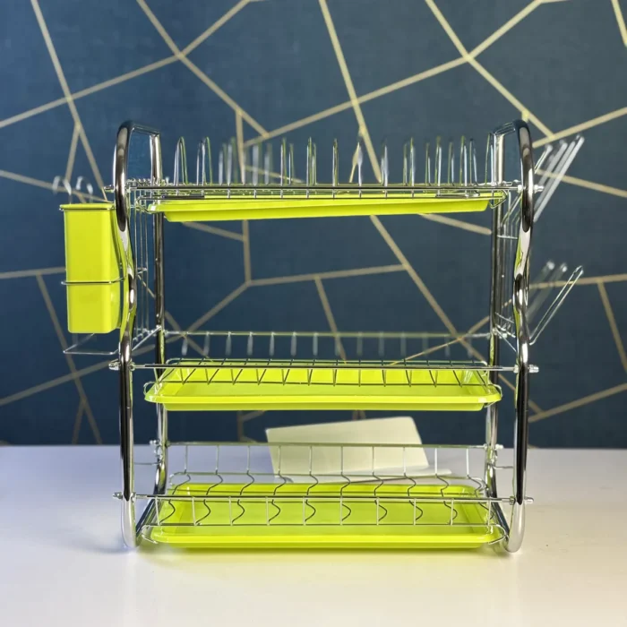 3 Layer Dish Rack –Smart & Spacious Kitchen Organizer - Image 4