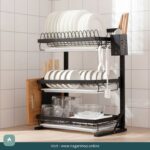 Binca 3-Layer Countertop & Wall mount Dish Rack