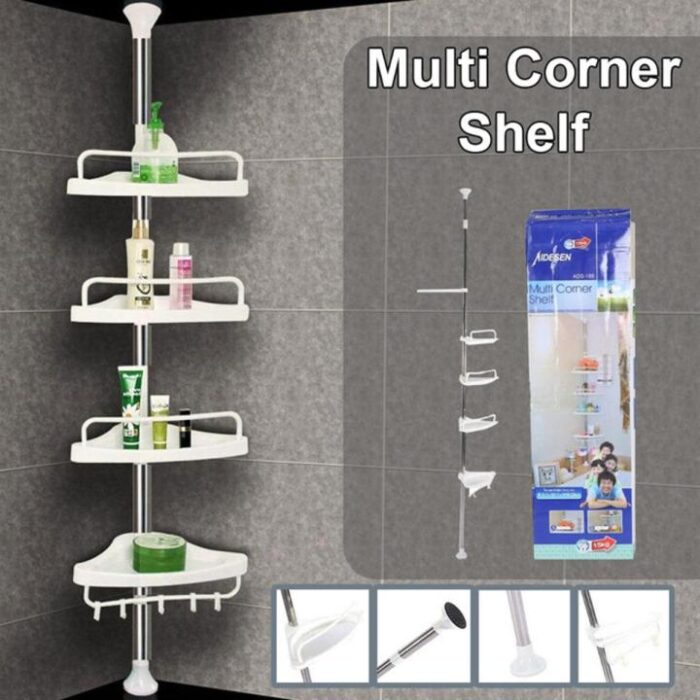 4 Layer Multi Corner Shelf Bathroom Rack Organizer Storage - Image 2