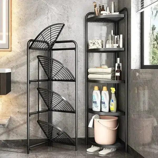 61AYcjzHyDL._AC_-2.jpg 4 layer foldable corner shelves - Image 1