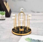 Mug Holder Stand Coffee Mug Holder Tea Cup Rack Kitchen Cup Organizer 6 Mug Holder Rotating Mug Rack Cup Storage Rack Kitchen Counter Organizer
