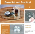 Tempered Glass Lazy Susan Turntable For Dining Table - Image 3