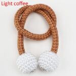 Luxury Magnetic Curtain Tieback Hook (1 Set = 2 PCS) | Premium Pearl Curtain Holder - Image 2