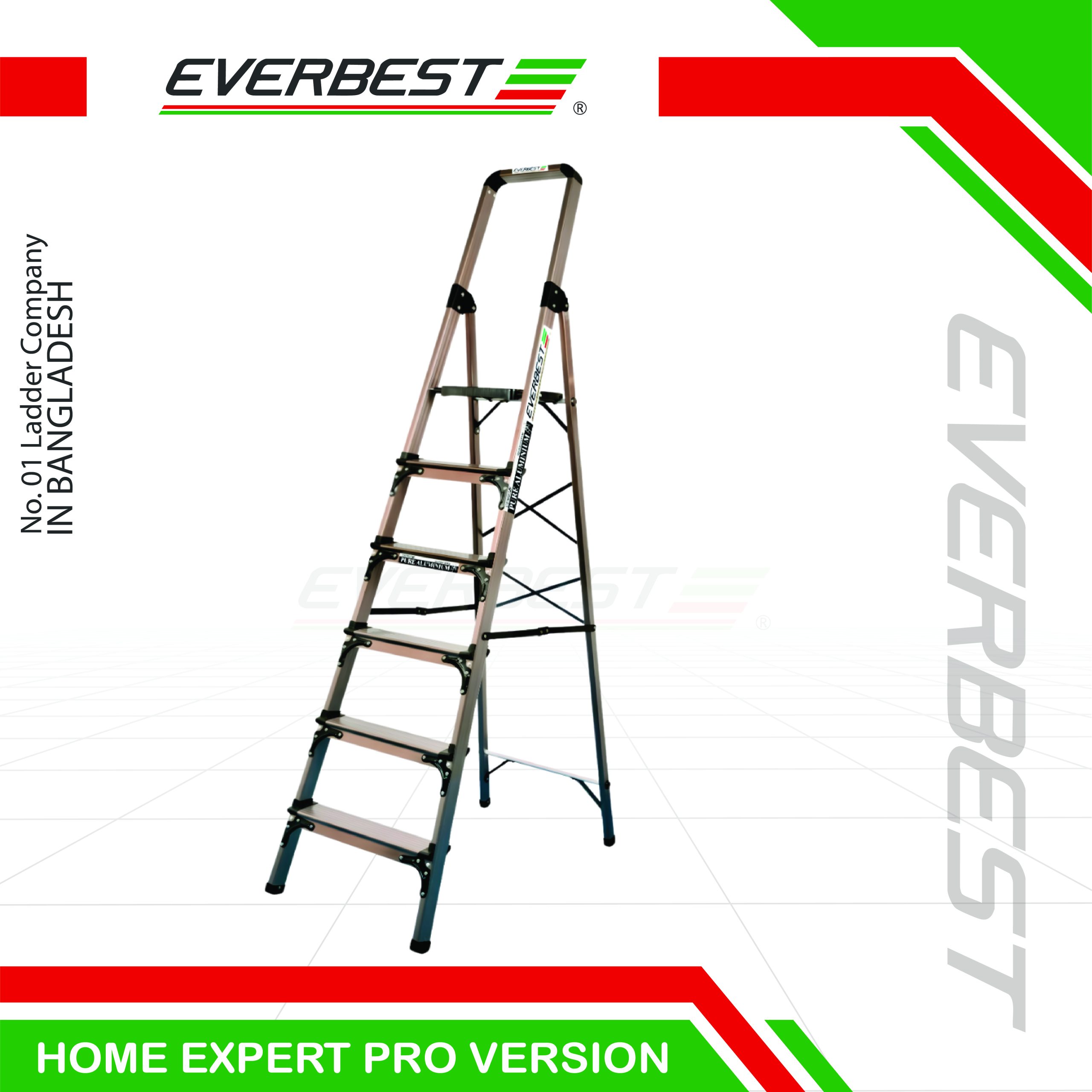 HOME-EXPERT-PRO-VERSION-02-scaled-1.jpg HOME EXPERT PRO Aluminium Step Ladder 6–7 Steps – Everbest Ladder - Image 1
