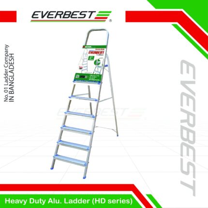 Everbest Heavy Duty Aluminium Ladder HD Series (4–10 Steps) – Everbest Ladder - 9 Step & 9 Feet