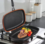 Granite Coated Non-stick Double Side Grill Pan