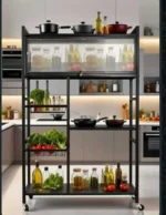 Floor Standing Kitchen Storage Rack – স্মার্ট কিচেন অর্গানাইজার