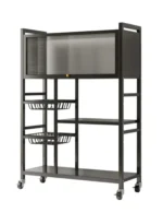 Floor Standing Kitchen Storage Rack – স্মার্ট কিচেন অর্গানাইজার - Image 2
