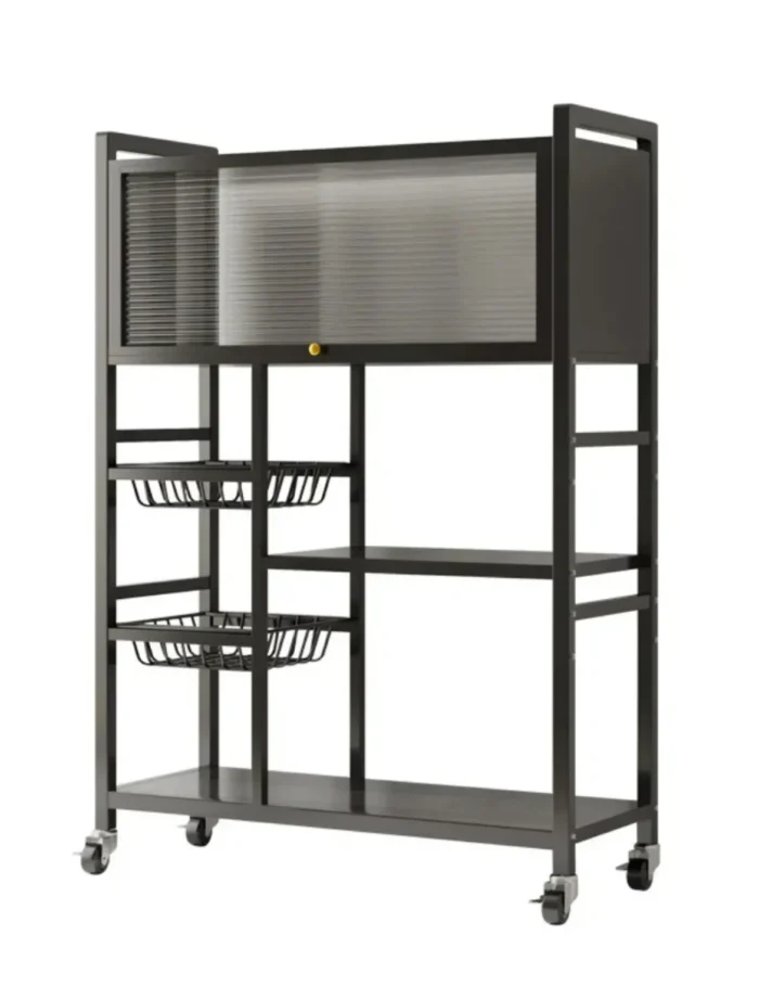 Floor Standing Kitchen Storage Rack – স্মার্ট কিচেন অর্গানাইজার - Image 2