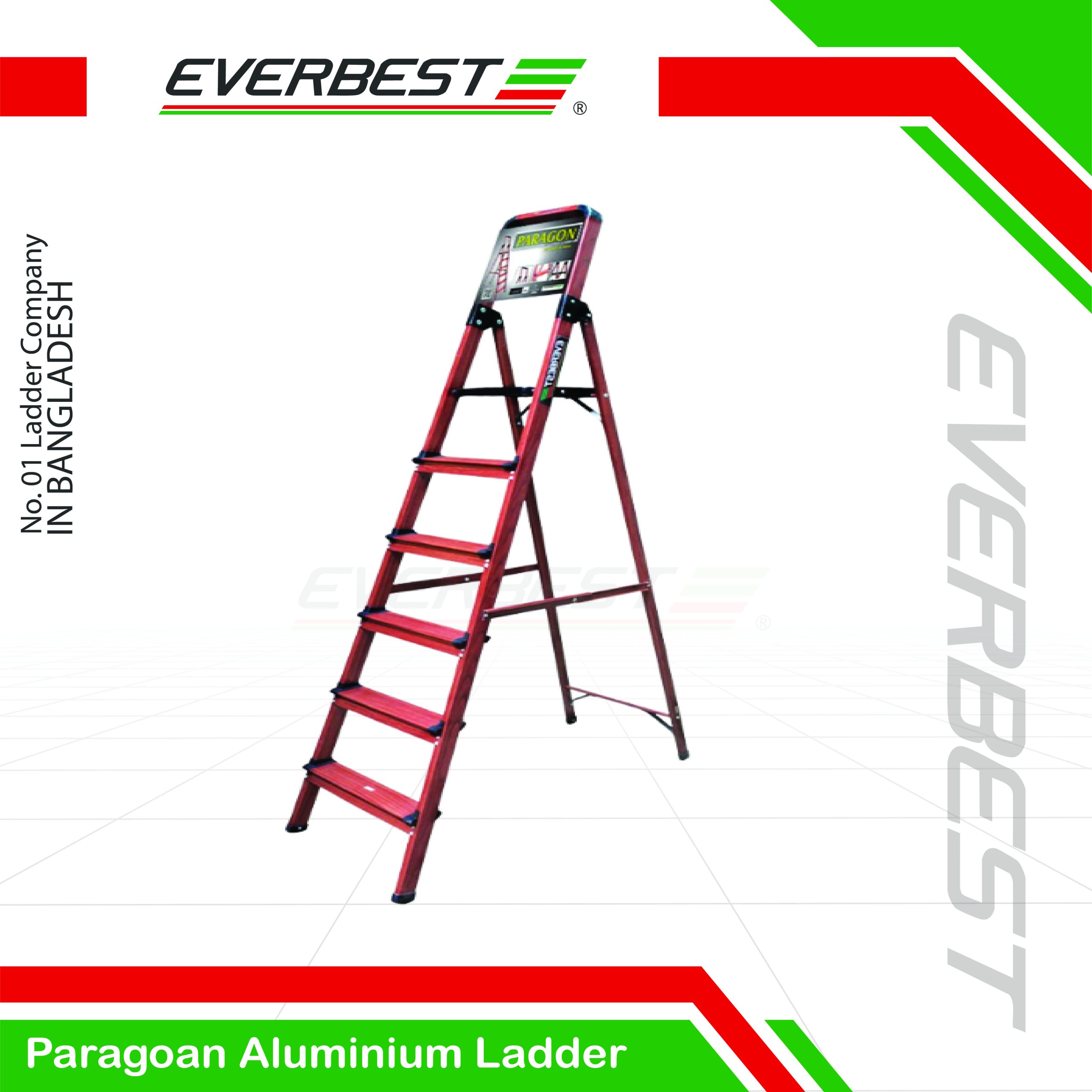 Paragoan-Aluminium-Ladder-02-scaled-1.jpg Paragon Premium Aluminium Ladder (6–7 Steps) | Everbest Ladder - Image 1