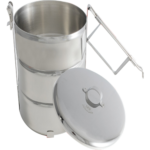 SKB Food Grade Stainless Steel Lunch Box (Food Carrier) - 16*3 - FC3B-16 - Image 3