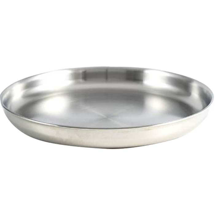 SKB Food Grade Stainless Steel Plate 26 cm - Silver - P-26 - Image 4