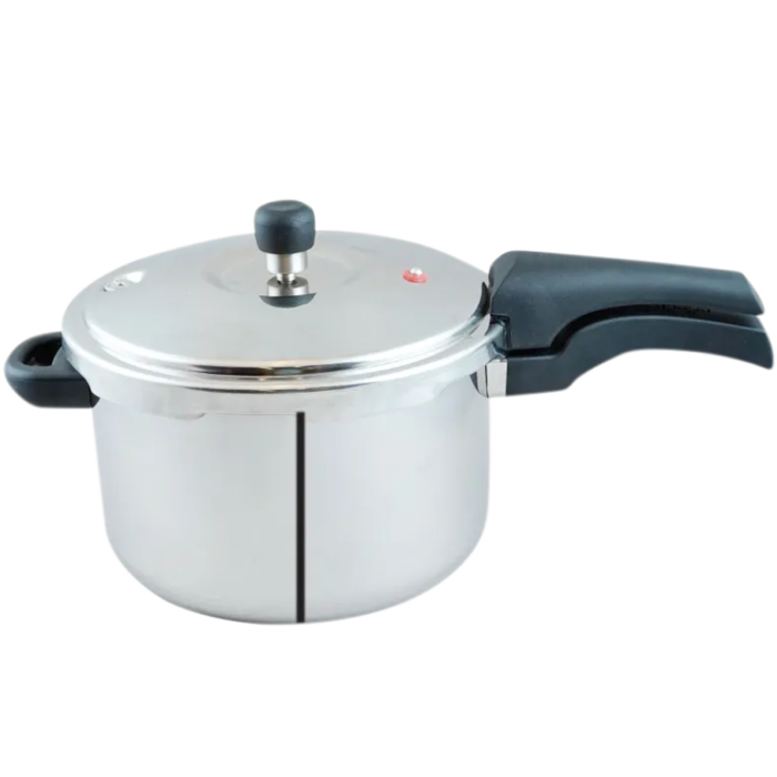 SKB SUS304 3Ply Stainless Steel Pressure Cooker With Long Handle - Image 4