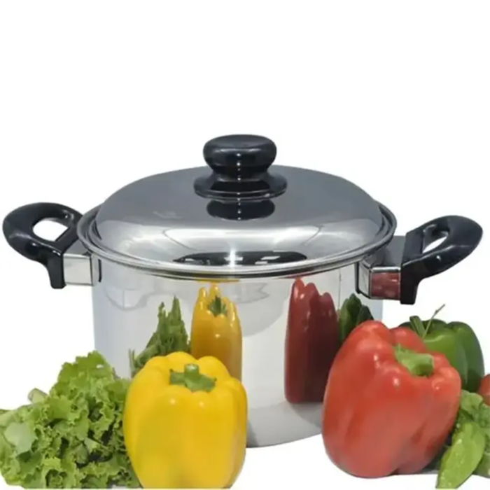 SKB Sauce Pan With SS Lid and Bakelite Handle 22 cm capacity of 4.5L - SPS-22 - Image 2