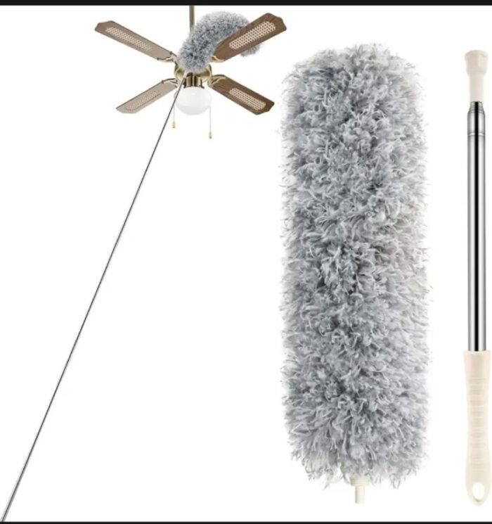 Extendable Microfiber Duster | Telescopic Dust Cleaning Brush - Image 2