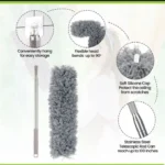Extendable Microfiber Duster | Telescopic Dust Cleaning Brush