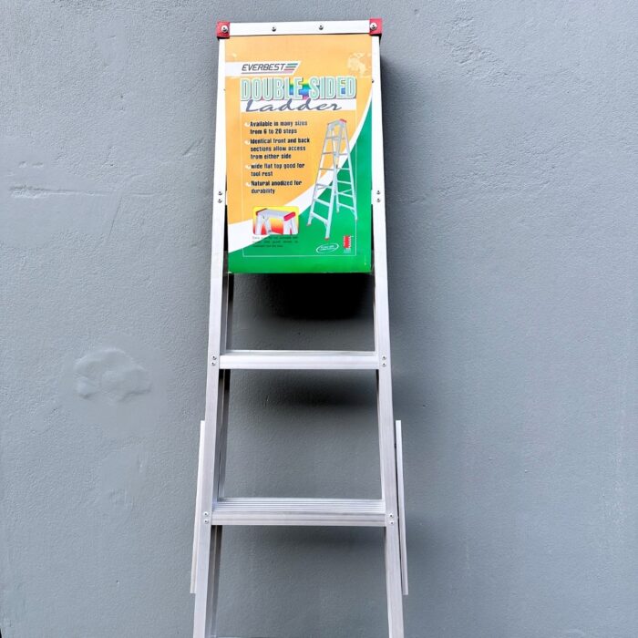 Double Sided Industrial Aluminium Ladder DS (6–20 Steps) – Everbest Ladder - Image 5