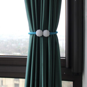 Luxury Curtain Hook, Magnetic Curtain Tieback, Pearl Curtain Holder, Curtain Tie Back, Curtain Rope Holder, Curtain Accessories Bangladesh, Luxury Curtain Accessories, Magnetic Curtain Clip, Curtain Hook Price in Bangladesh, Curtain Holder 2 PCS