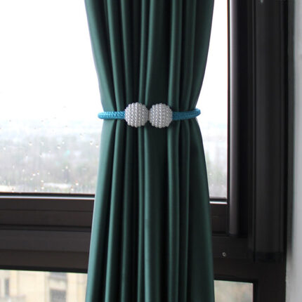 Luxury Curtain Hook, Magnetic Curtain Tieback, Pearl Curtain Holder, Curtain Tie Back, Curtain Rope Holder, Curtain Accessories Bangladesh, Luxury Curtain Accessories, Magnetic Curtain Clip, Curtain Hook Price in Bangladesh, Curtain Holder 2 PCS